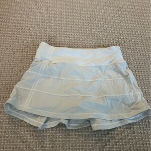 White Lululemon tennis skirt
